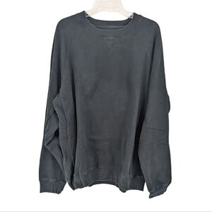 Duluth Trading Pullover Crewneck Sweatshirt Black Size XL